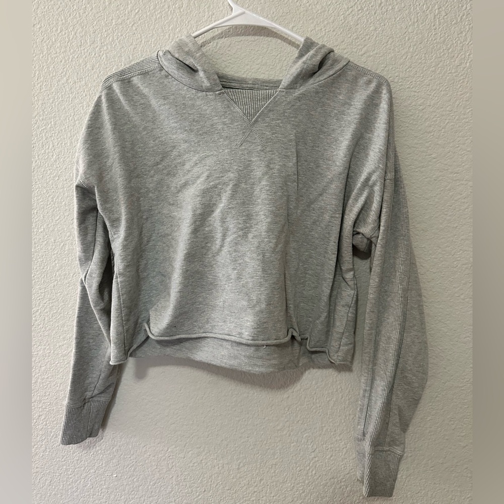 Aerie Cropped oversized lightweight sweatshirt